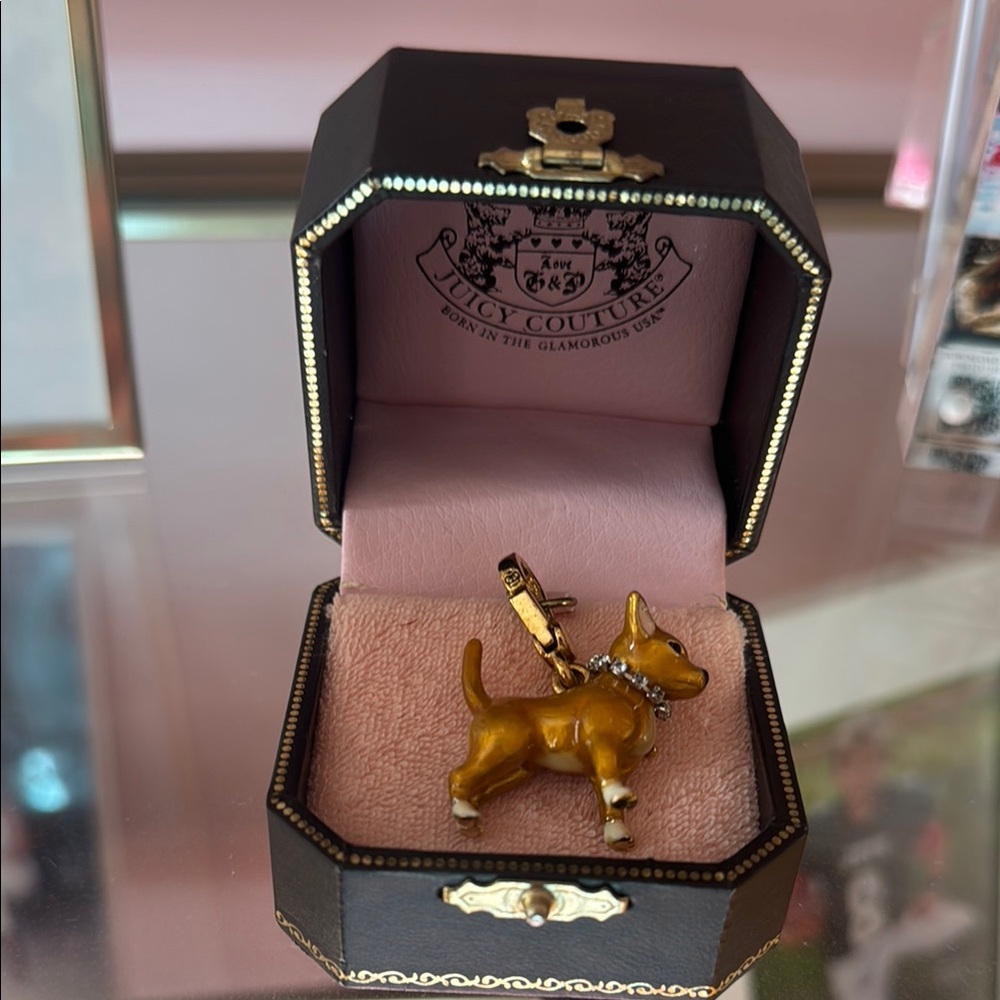 Juicy Couture Brown Dog Charm